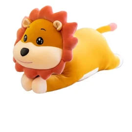 UNİSEX PAPATYALI YATAN ASLAN OYUNCAK 1/6 AY 55 CM