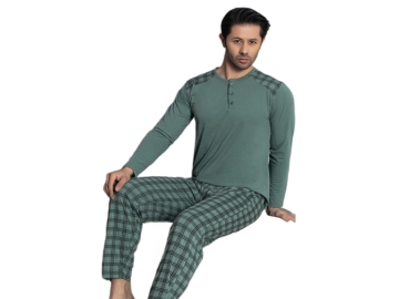 UZUN KOL ERKEK PİJAMA TAKIM M/2XL