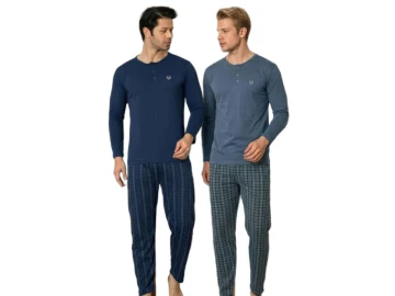 UZUN KOL ERKEK PİJAMA TAKIM M/XXL