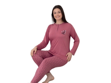 VİSCON BAYAN PİJAMA TAKIM M/2XL