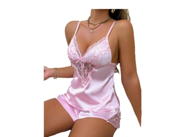 XL SATEN ŞORT TAKIM