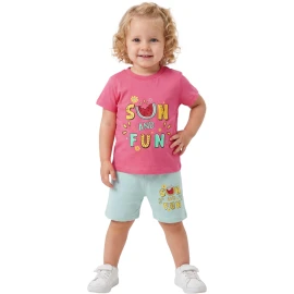 YAZLIK KIZ BEBE TAKIMI 12 Ay,2Y,3Y,4Y Kız
