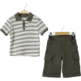 YAZLIK POLO YAKALI TRİKO İKİLİ ERKEK TAKIM 3Y,4Y,5Y,6Y Erkek