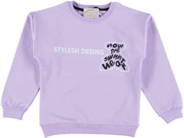 DESING AYICIK BASKILI KIZ SWEAT 9/12 YAŞ