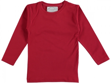 KIRMIZI UZUN KOL ERKEK SWEAT 1/4 YAŞ