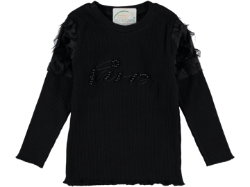 PARİS NAKIŞ KOL TÜLLÜ KIZ SWEAT 9/12 YAŞ