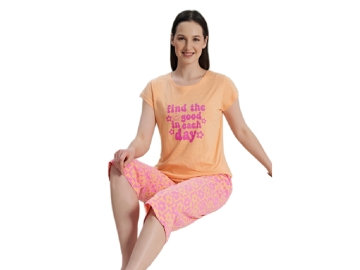 KAPRİLİ BAYAN PİJAMA TAKIM S/XL