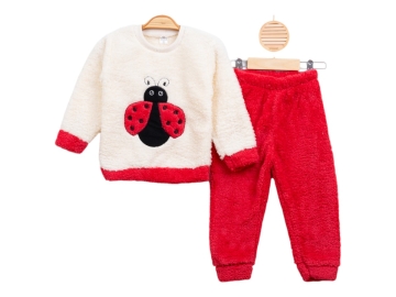 Giddy Uğur Böceği Nakışlı WELSOFT Tkm 2Y,3Y,4Y,5Y Kız