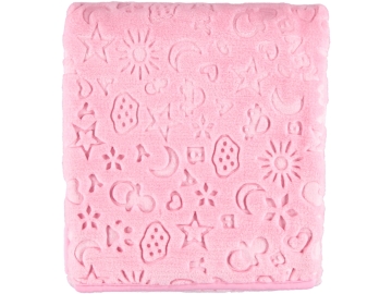 PEMBE PELUŞ BATTANİYE 90X115 CM