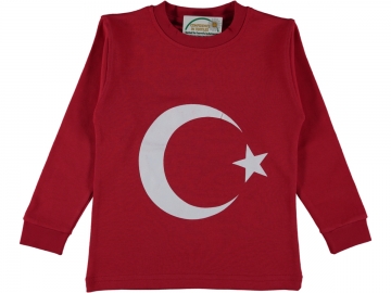 AY YILDIZ BASKILI SWEAT 13/16 YAŞ