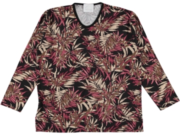 UZUN KOL BATTAL VİSKON BAYAN BLUZ 3XL/5XL