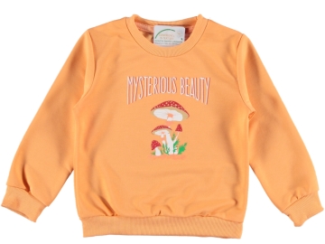 MANTAR BASKILI KIZ SWEAT 3/7 YAŞ
