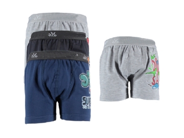 BASKILI ERKEK BOXER 3/4 YAŞ