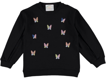 KELEBEK NAKIŞLI KIZ SWEAT 8/12 YAŞ