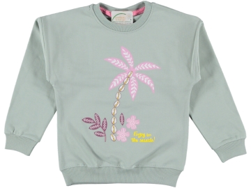 BASKILI KIZ SWEAT 9/12 YAŞ