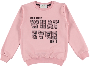 WHAT EWER BASKILI KIZ SWEAT 7/10 YAŞ 