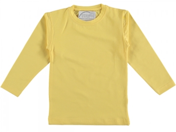 SARI UZUN KOL ERKEK SWEAT 1/4 YAŞ